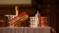 Altar with communion elements