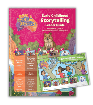 VBS 2025 Early Childhood Leader Guide with Early Childhood Leaflet