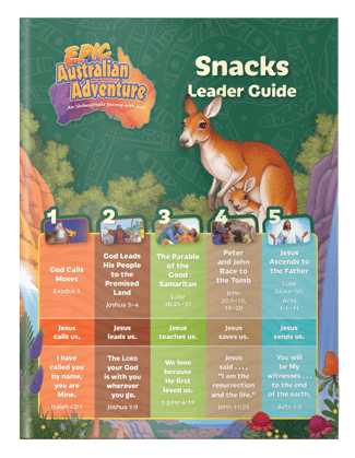 VBS 2025 Snacks Leader Guide