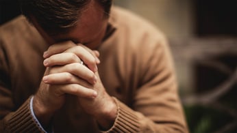 Man praying