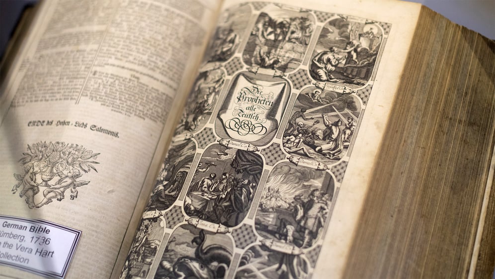 German Bible located at the Perry County Lutheran Historical Society