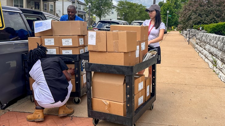 Lutheran church in St. Louis receives Christian books and Bibles from Concordia Gospel Outreach after a tornado
