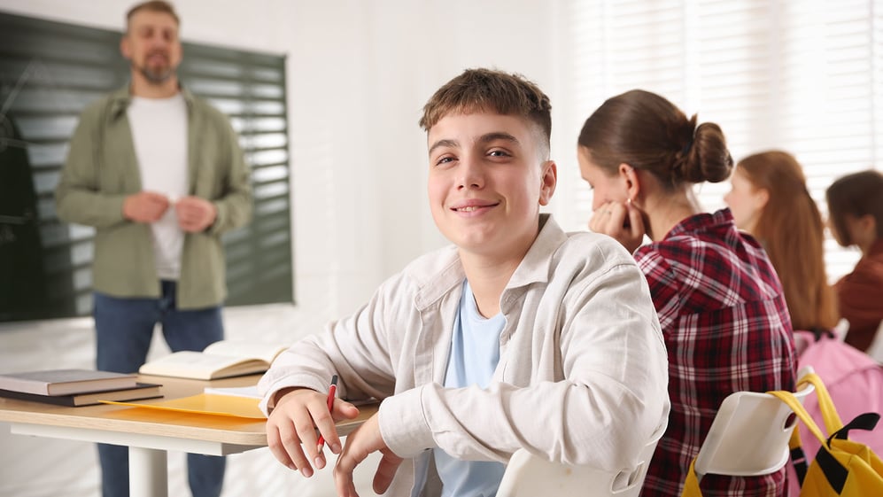 Christian confirmation classroom