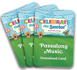 VBS 2024 Celebrate the Savior Passalong Music Download Card